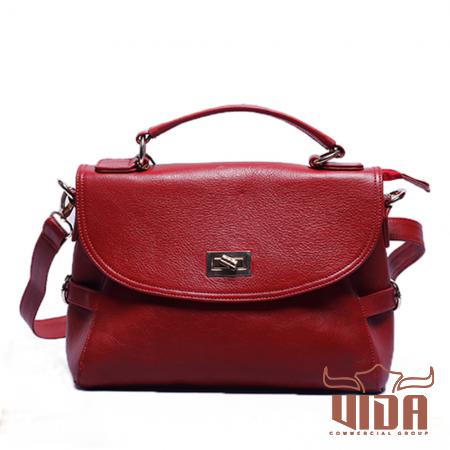 Red Leather Bag for Export