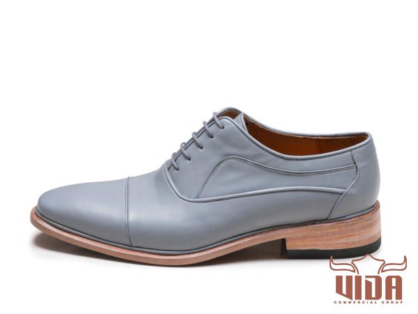 Grey Leather Shoes in Bulk for Sale