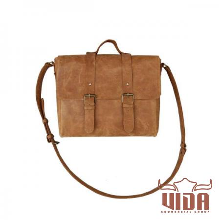 Brown Leather Shoulder Bag Shopping Center