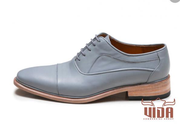 High Quality Grey Leather Shoes for Sale