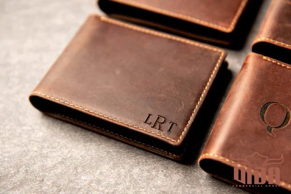 Buy leather wallet brown + great price with guaranteed quality