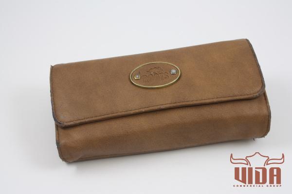 Leather purse brown purchase price + preparation method