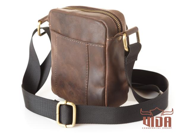 Buy small leather bags for man + best price