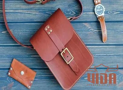 Purchase and today price of crossbody leather bag